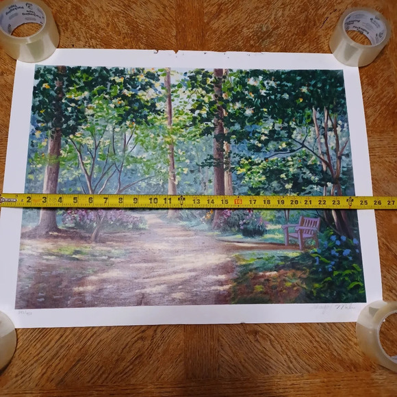 SCHAEFER MILES SIGNED AND NUMBERED ART WORK LOT OF 3 PAINTING/PRINTS 1 LARGE 2 S - Picture 8 of 16